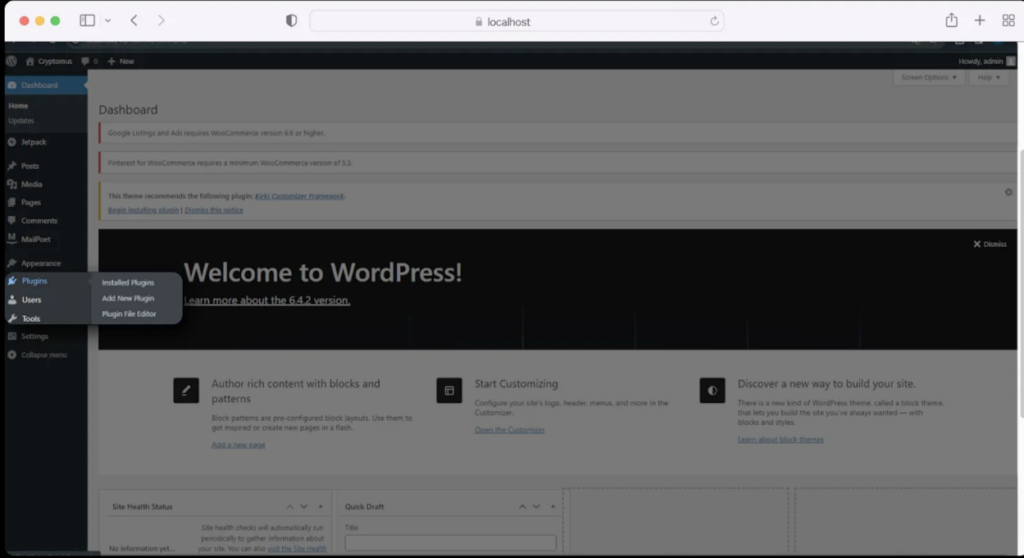 crypto payments with Woocommerce